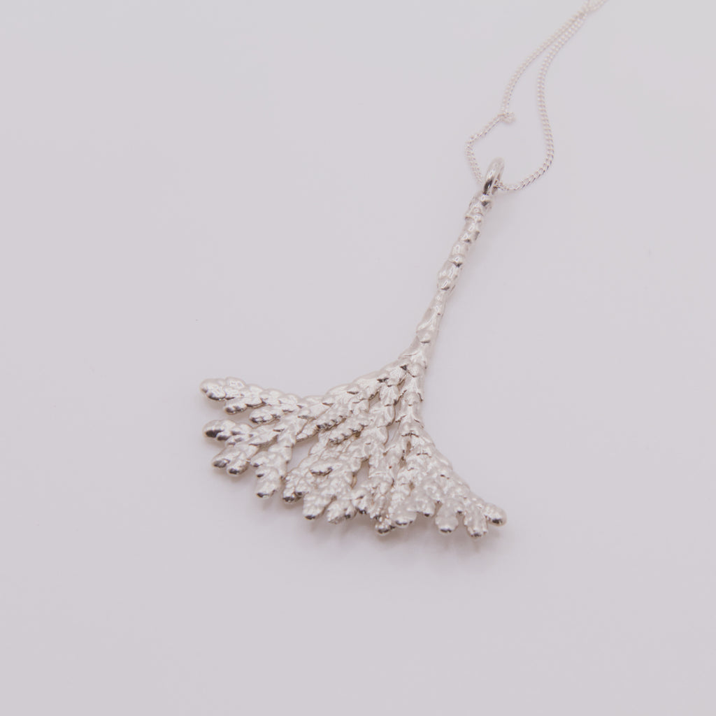 Colgante tuya plata