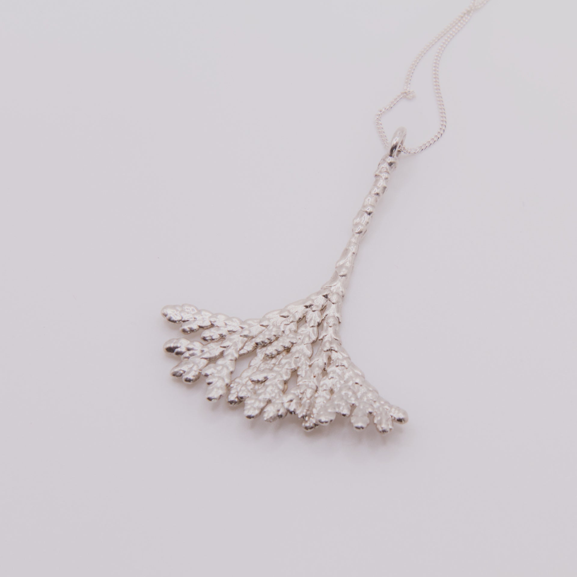 Colgante tuya plata