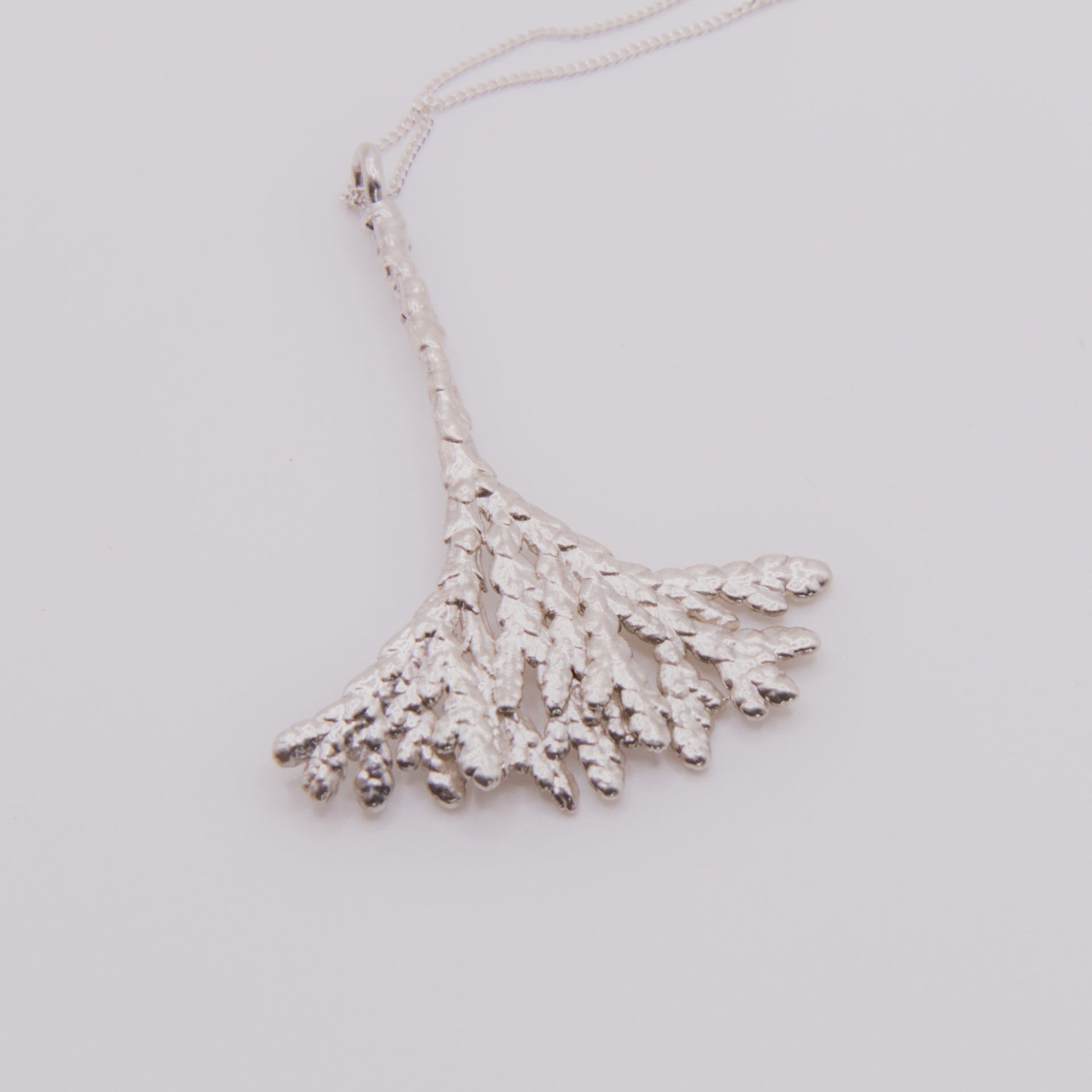 Colgante tuya plata