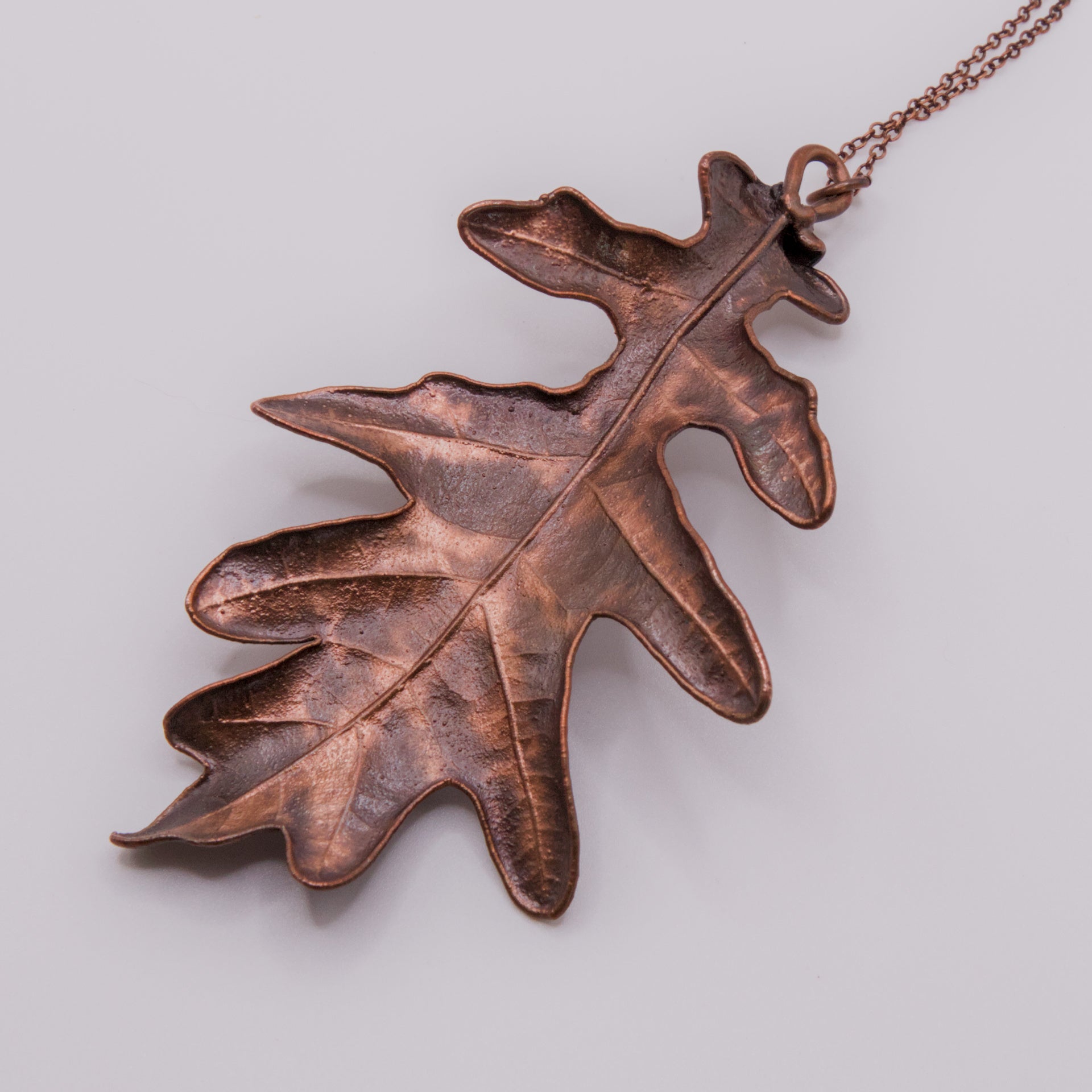 Colgante encino cobre grande