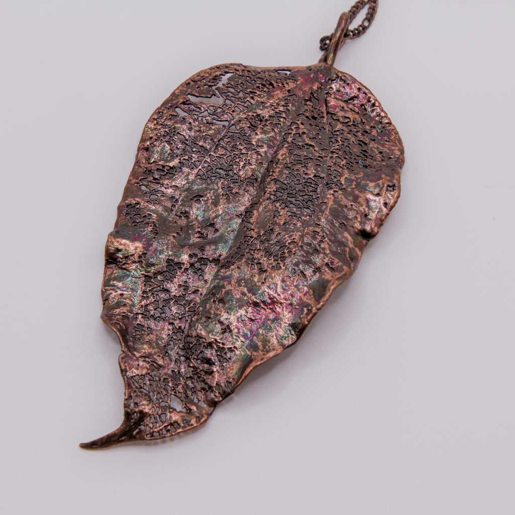 Colgante copihue cobre grande
