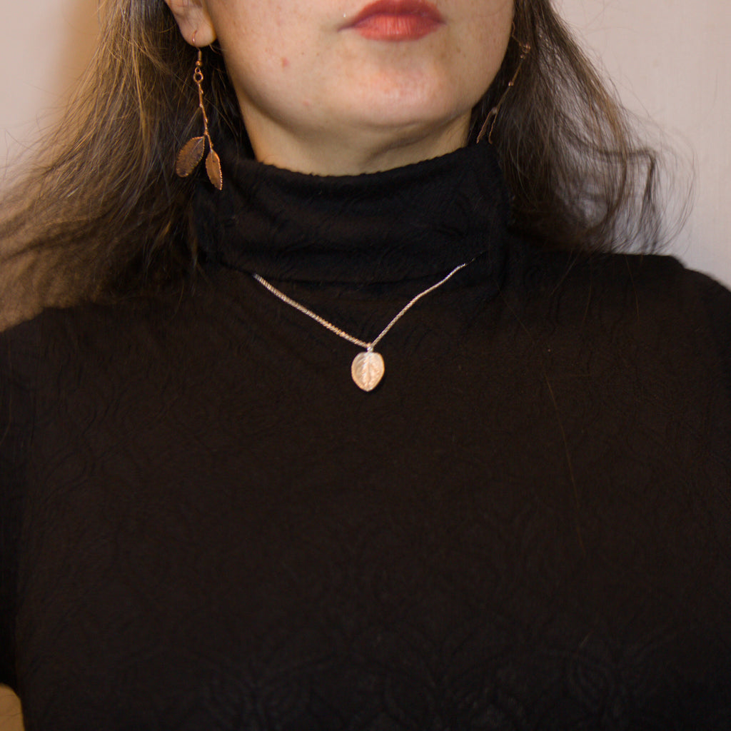 Colgante boldo pequeño plata