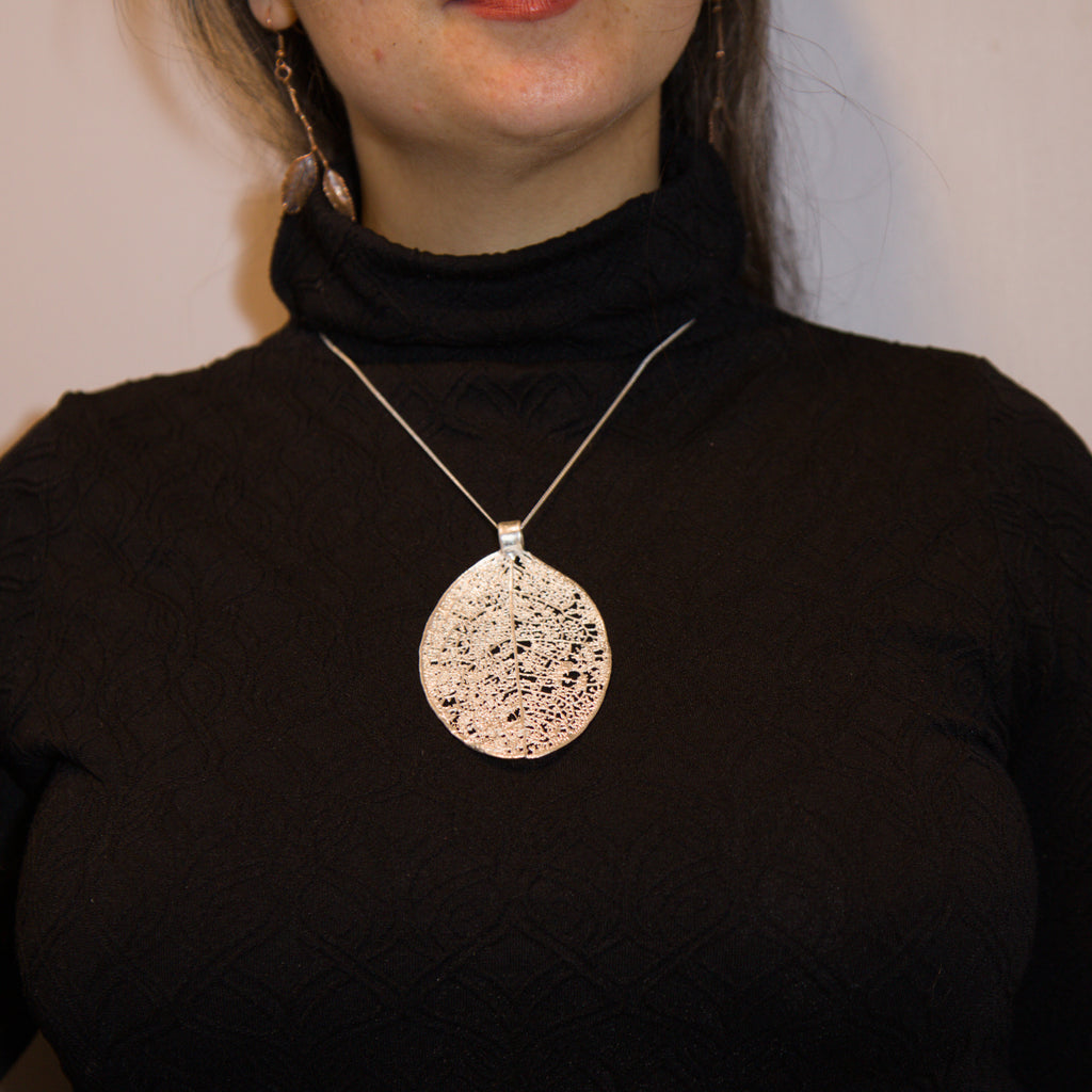 Colgante boldo plata grande