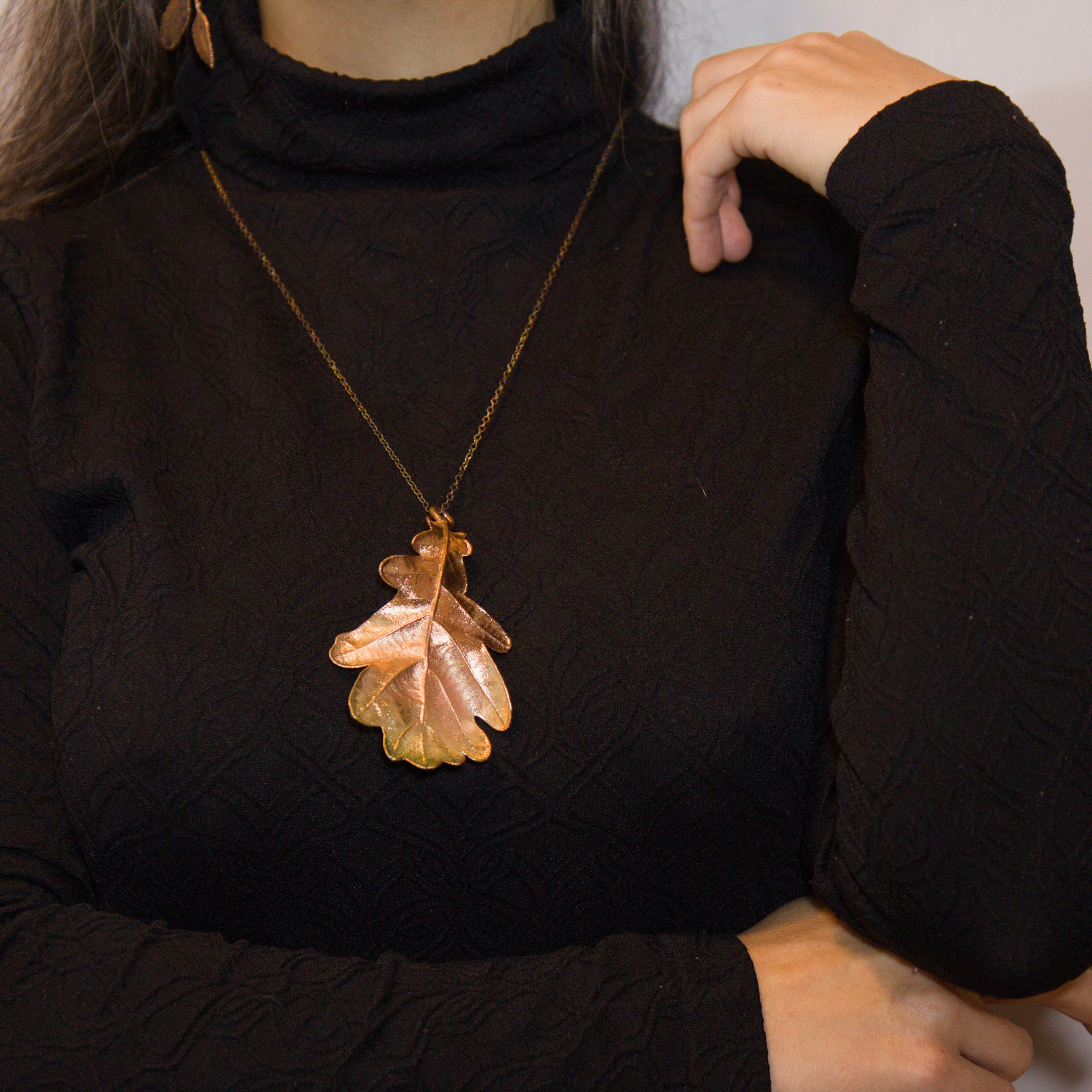 Colgante encino cobre multicolor