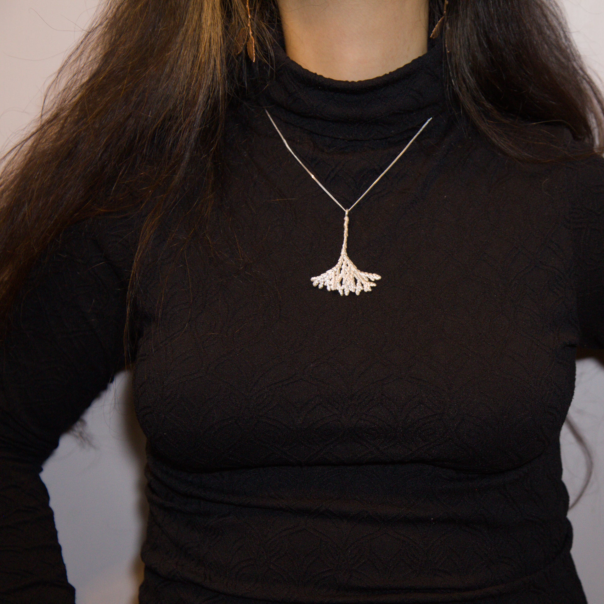 Colgante tuya plata